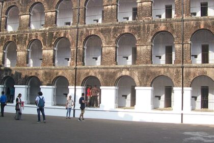 Cellular Jail Museum, a historic spot showcases the hardships of the freedom fighters.