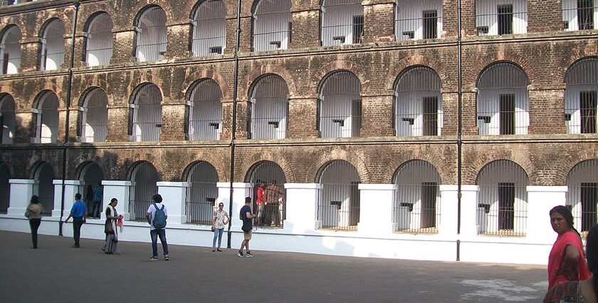 Cellular Jail Museum, a historic spot showcases the hardships of the freedom fighters.