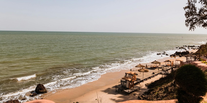 Enjoy a beautiful view of the Andaman and Nicobar surroundings on a beachside cafe