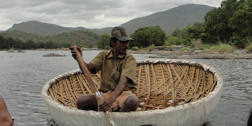 Enjoy coracle rides as part of the adventure activities that you can enjoy near Kabini