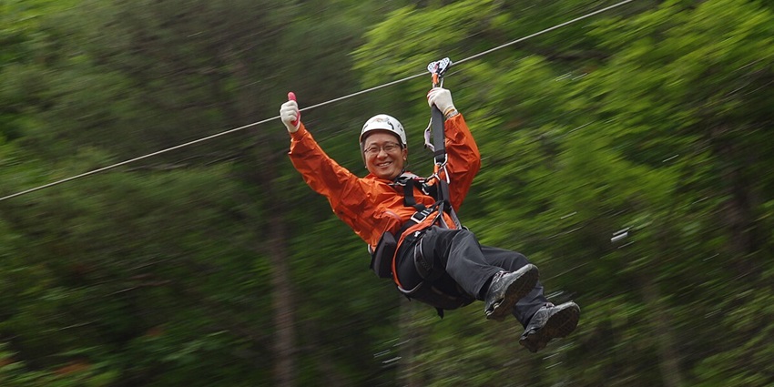 Hopping onto Jebel Jais for ziplining is one of the best things to do in Ras Al Khaimah.