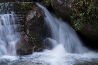 The fresh and natural streams of Karimutty Waterfalls in Kerala is a major tourist attraction