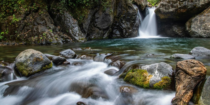 Explore the milky streams of the Aruvikkuzhi waterfalls in Munnar for a charming adventure