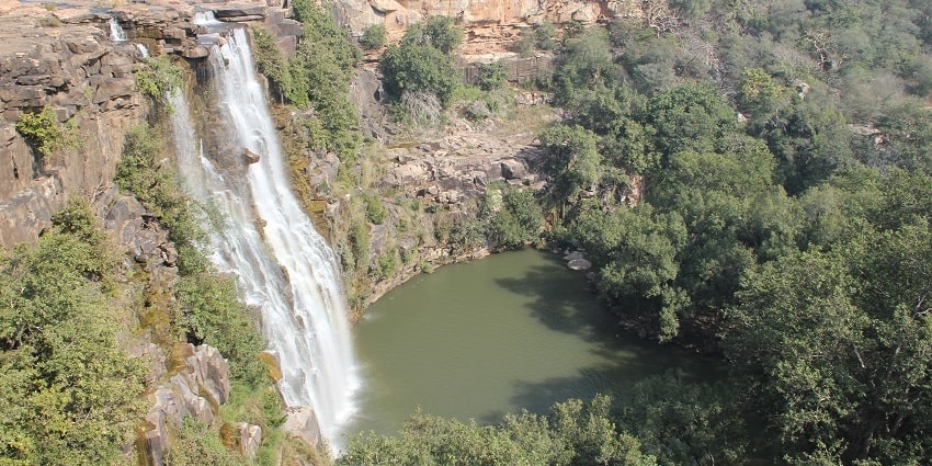 The majestic streams of the Qumrinad Waterfall in Limber Wildlife Sanctuary