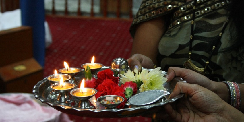 Nau Devi Temple is a shrine in Jammu with idols of the nine incarnations of the goddess