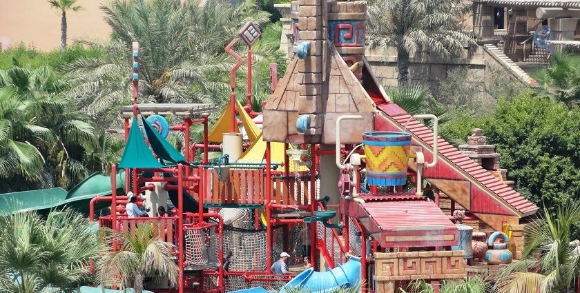 Aerial beautiful snap of an Adventure park in Dubai, UAE - Adventure Parks in Dubai