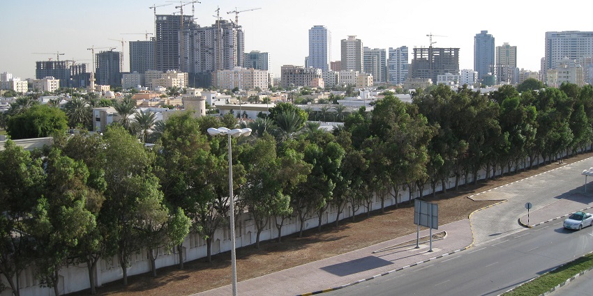A view of the streets of Ajman in UAE, one of the best places to visit near Dubai