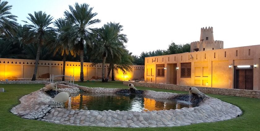 The beautiful Al Ain Palace Museum in UAE