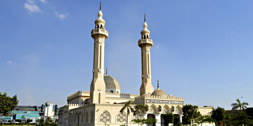 Seek blessings from the Al-Aziz Mosque, one of the oldest mosques in Abu Dhabi, UAE.