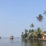 The view of Alleppey backwater and houseboats - best places to visit in Alleppey