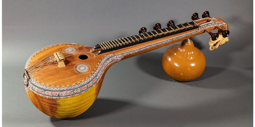 A click of musical instrument used in ancient times during celebrations and festivals