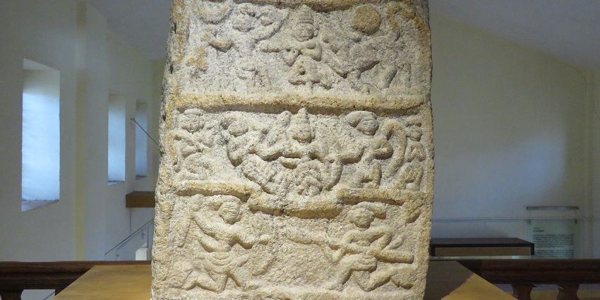 Wayanad Heritage Museum - Snap of historic rock engraving of the ancient tribe of the hills