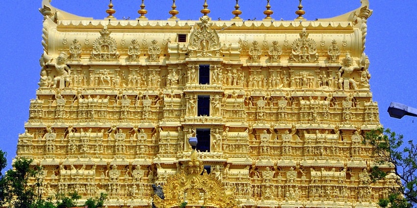 Padmanabhaswamy Temple- one of the places to visit in Trivandrum for couples to seek blessings