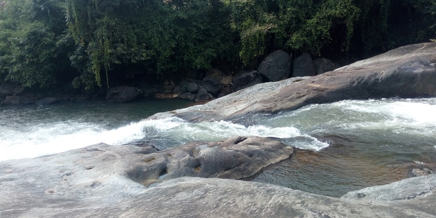 A view of waterfalls in Kerala