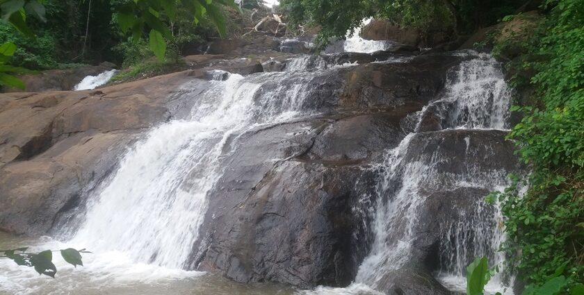 A breathtaking view of a waterfall in Kerala, a must-visit attraction for travellers.