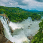 Enchanting view of Athirapally Falls- one of the most majestic hill stations in Kerala