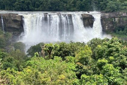 A breathtaking view of Athirappilly Falls, which is a must-visit for every traveller.