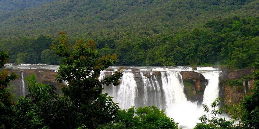 Athirappilly Waterfalls is one of the most stunning places to visit near Cheppara Caves.