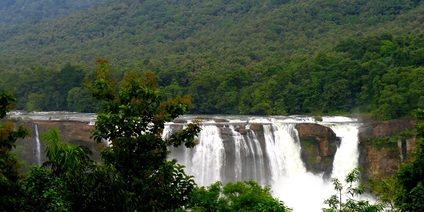 Athirappilly Waterfalls is one of the most stunning sights near Parambikulam, Kerala.