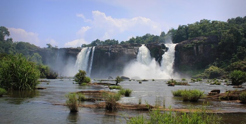 Athirappilly Falls is situated in Athirappilly panchayath, Chalakudy waterfalls Kerala