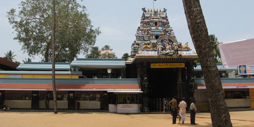 Experience the serene ambience of the revered Attukal Bhagavathy Temple, Kerala, India.