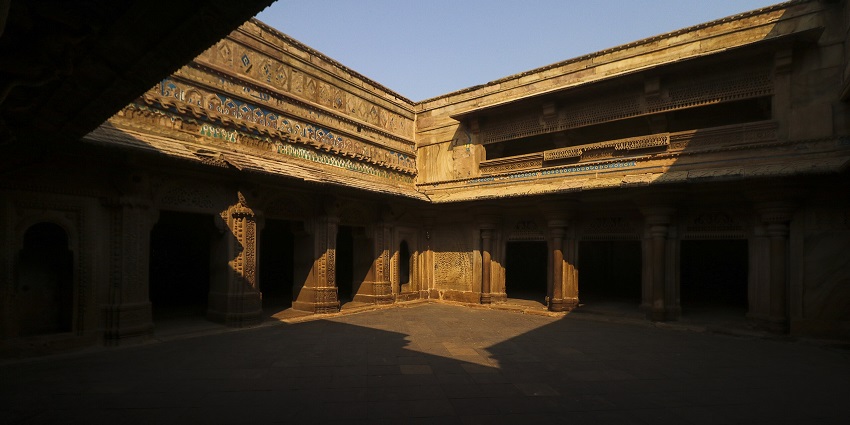 An image of an ancient fort with ancient architecture similar to Bahu Fort And Temple