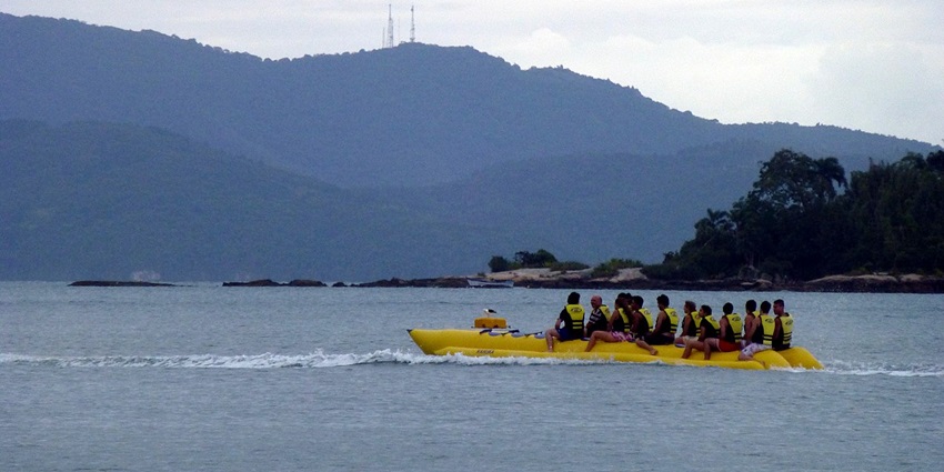 Banana boat ride is one of the best adventure sports to try in Andaman with your pals.