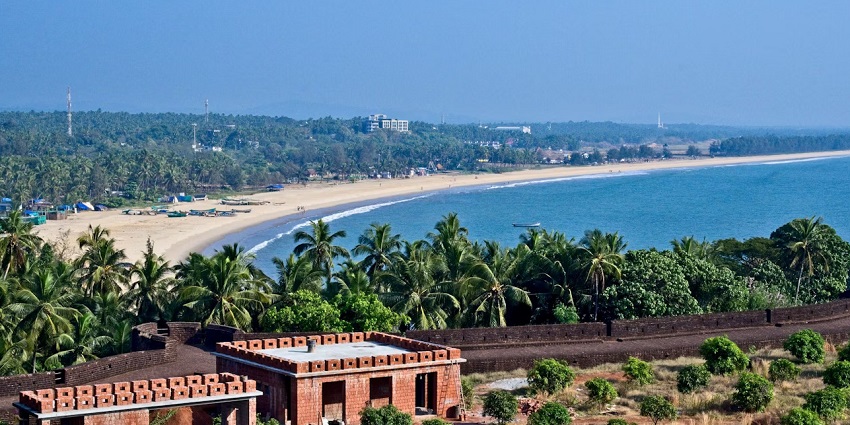 A panoramic view of Bekal Fort, one of the scenic places to visit in Kerala in January
