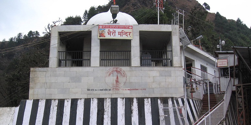 A view of the Bhairon Nath Temple, located 1.5 km away from Vaishno Devi