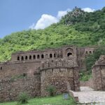 A view of the majestic Bhangarh Fort, which is considered one of the haunted spots in India