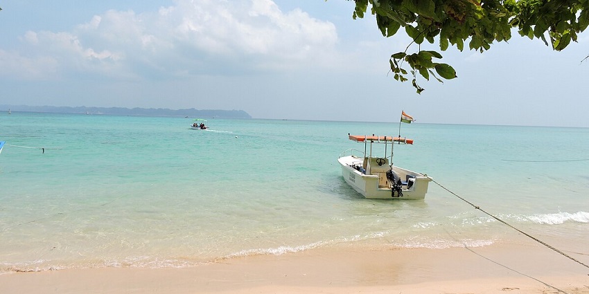 Enjoy water activities on one of the most beautiful locations in Andaman, Bharatpur Beach.