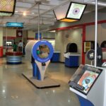 The inside view of Birla Museum, Kolkata showcasing the Popular Science Gallery.