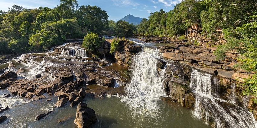 A scenic picture of Blapila waterfalls in the Pathanamthitta waterfalls in Kerala