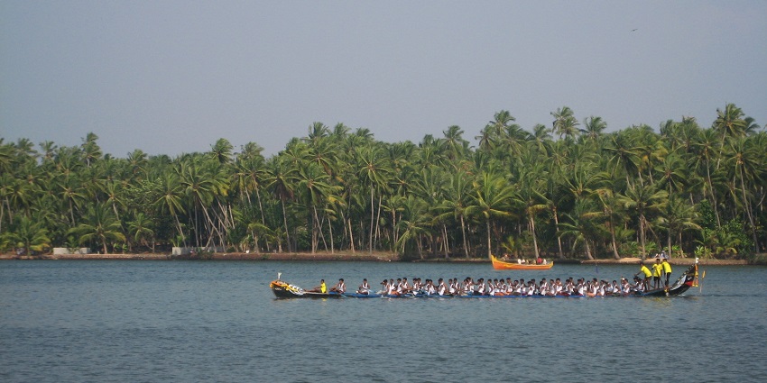 Lake Kappil is an ideal place for a serene escape along with paragliding in Varkala