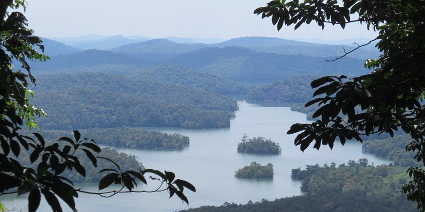 Bonacaud Road way View, lush greenery and clear water - one of the horror places