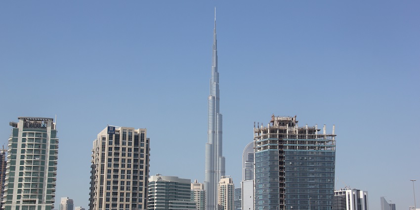 Enjoying panoramic views from Burj Khalifa is among the things to do in Dubai with family.