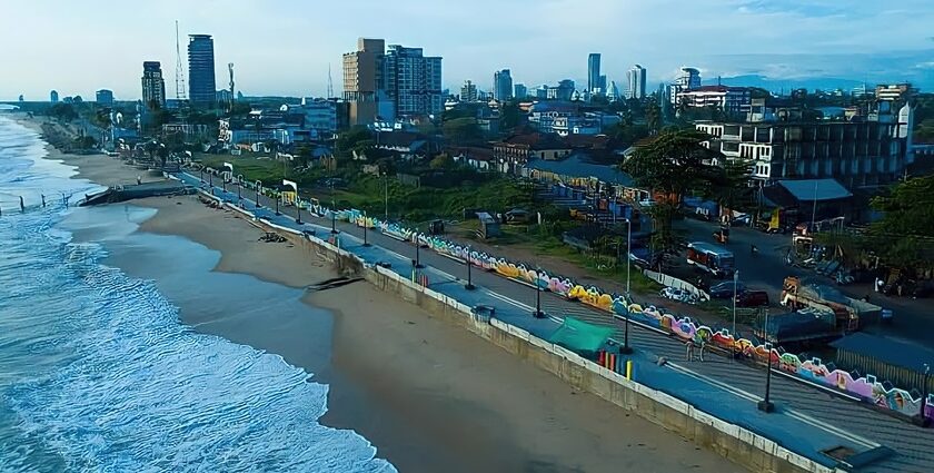 Aerial view of Calicut’s cityscape