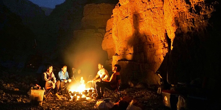 Camping under the stars is one of the best things to do in Ras Al Khaimah, UAE.