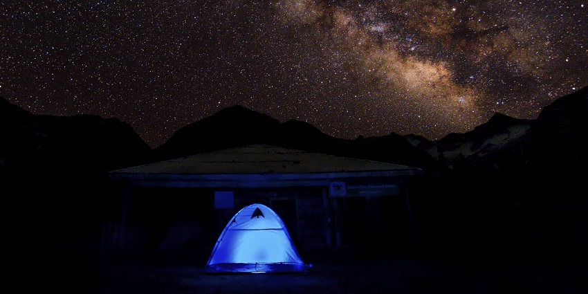 Magical night stargazing and camping under the sky - one of the best things to do in Kullu
