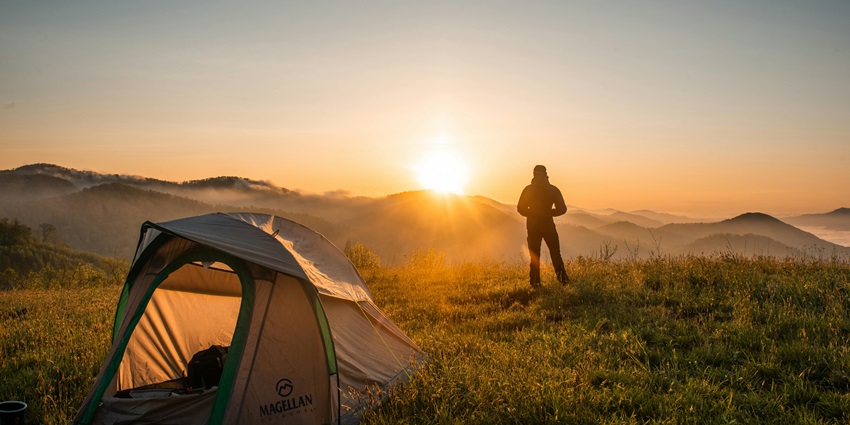 Enjoying camping amid the lush landscape of the serene Silent Valley park is unmatchable.