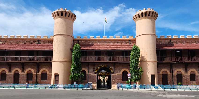 he Cellular Jail once home to revolutionaries near forest museum Andaman and Nicobar