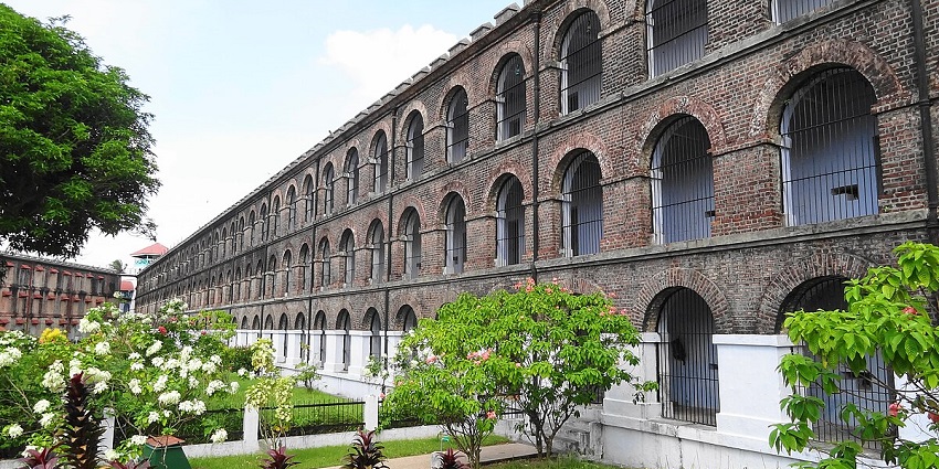 A view of Cellular Jail, one of the best places to visit in Andaman and Nicobar in 5 days.