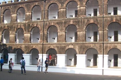 The historic Cellular Jail Museum, one of the must-visit in museums in Port Blair.