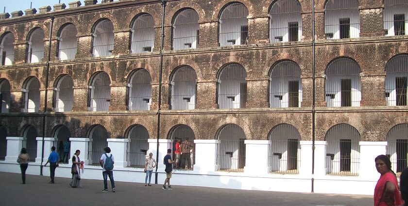 The historic Cellular Jail Museum, one of the must-visit in museums in Port Blair.