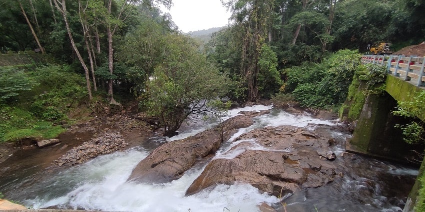 An enchanting view of Charpa waterfalls in Kerala, which is a must-visit destination.