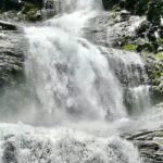 A picturesque view of the Cheeyappara Waterfalls