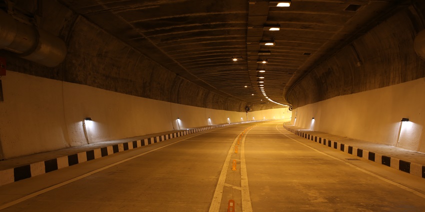 Longest tunnel in India, one of the top places to visit near Patnitop in Kashmir.