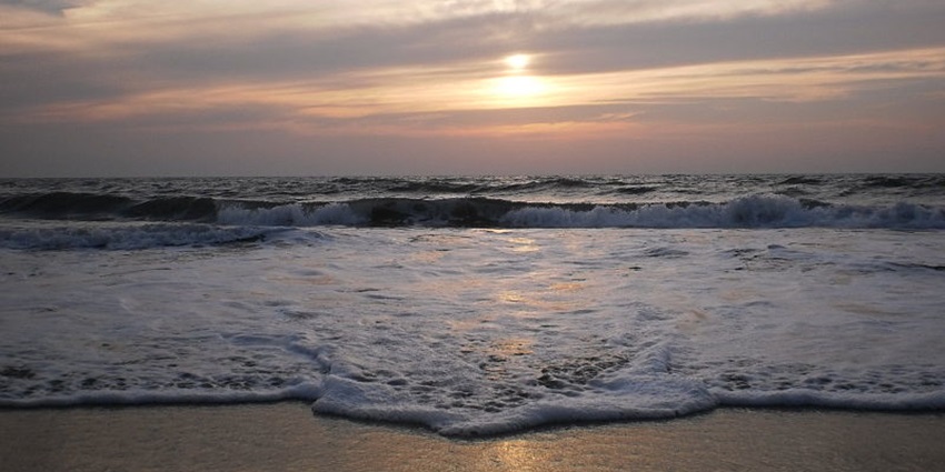A Beautiful Sunset at Cherai Beach