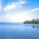 A breathtaking glimpse of the azure waters of Cherai Beach In Fort Kochi, Kerala.