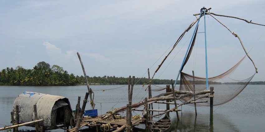 Chinese Fishing Nets are iconic and a great attraction on the Chennai coastline